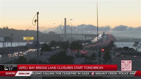 bay bridge closures for apec